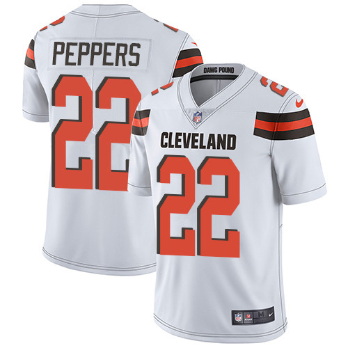 Cleveland Browns #22 PEPPERS White NFL Jersey