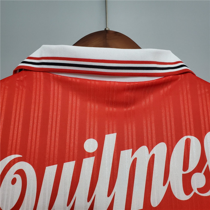 Retro Jersey 1995-1996 River Plate 10 Away Red Soccer Jersey