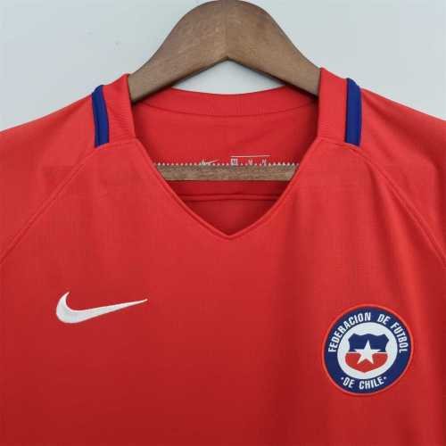 Retro Jersey 2016-2017 Chile Home Soccer Jersey Vintage Football Shirt