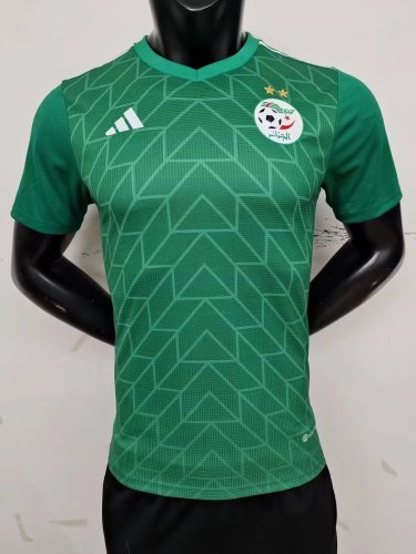 Player Version 2023-2024 Algeria Green Soccer Jersey
