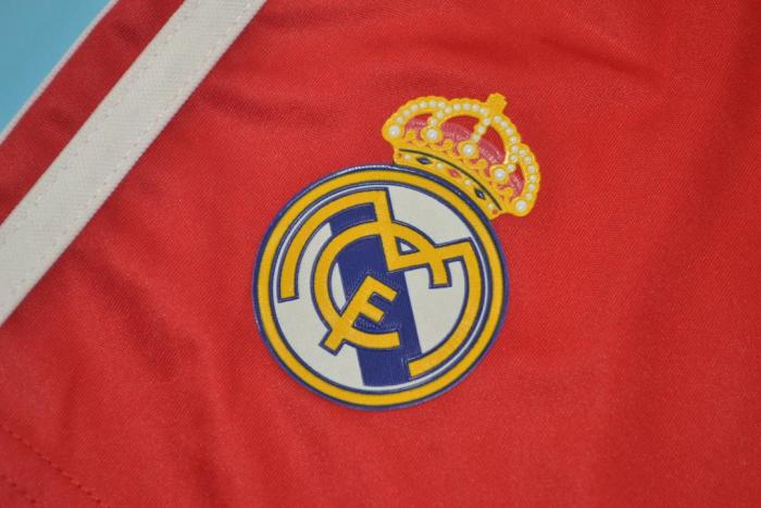 Retro Shorts 2011-2012 Real Madrid Third Away Red Soccer Shorts Vintage Football Shorts