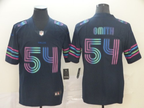 City Version Dallas Cowboys #54 SMITH Black NFL Jersey