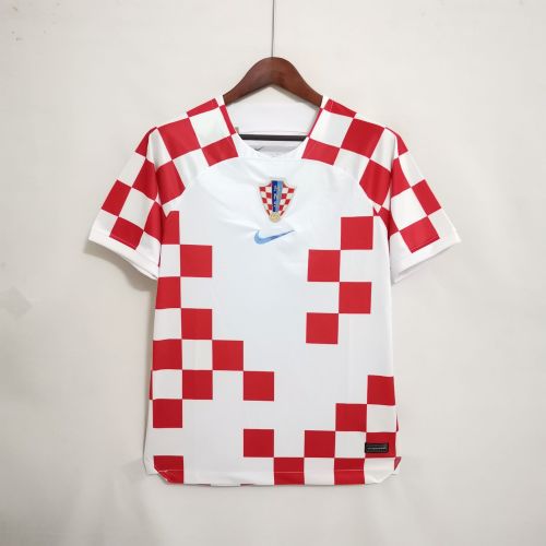Fans Version 2022 World Cup Croatia Home Soccer Jersey S,M,L,XL,2XL,3XL,4XL