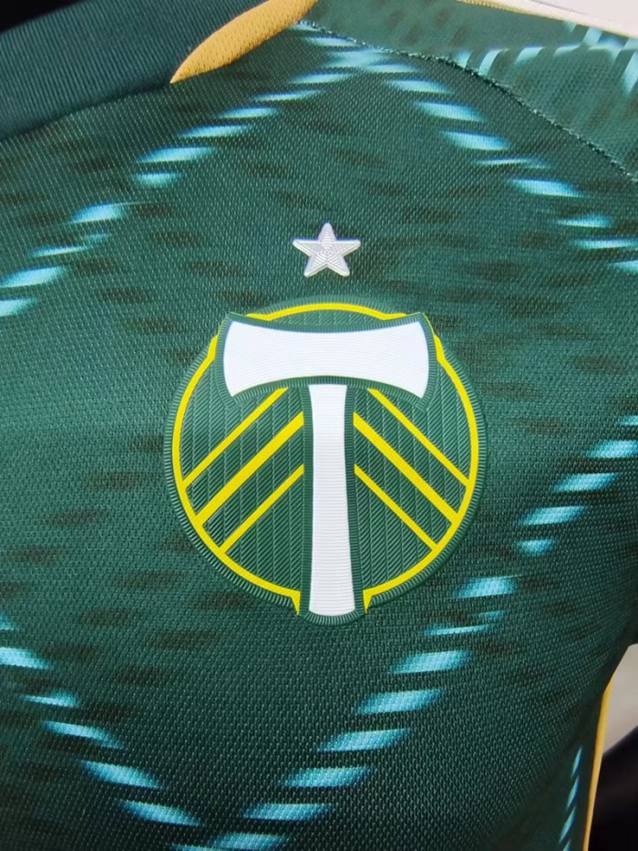 Player Version 2023-2024 Portland Timbers Home Soccer Jersey