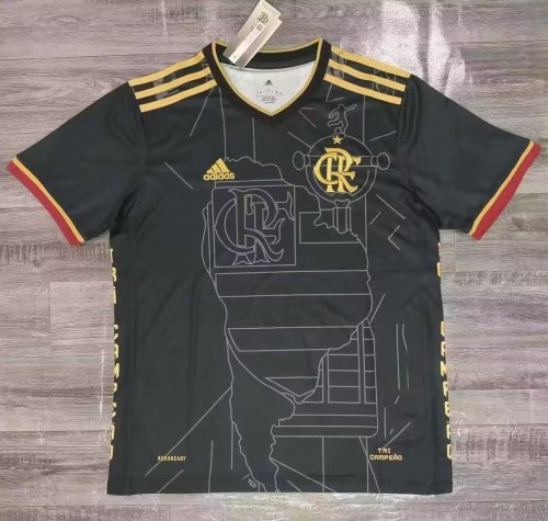 Fans Version 2023-2024 Flamengo Black Souvenir Soccer Jersey