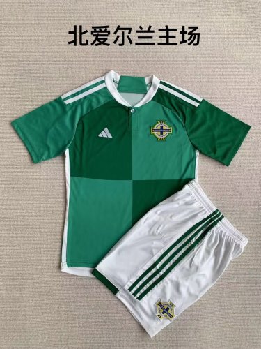 Adult Uniform 2023-2024 Northern Ireland Home Soccer Jersey Shorts