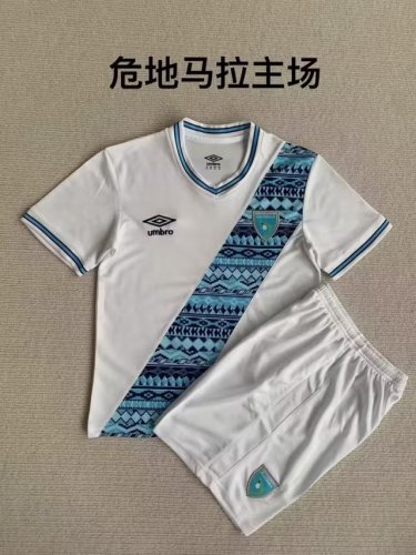 Adult Uniform 2023-2024 Guatemala Home Soccer Jersey Shorts