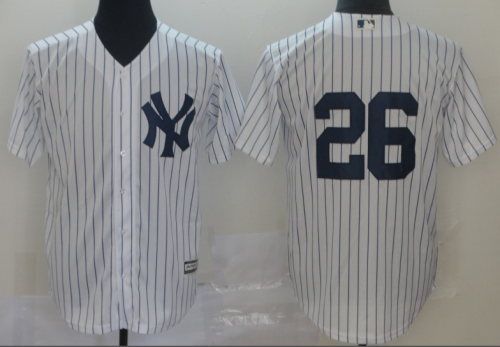 2019 New York Yankees # 26 Whith  MLB Jersey
