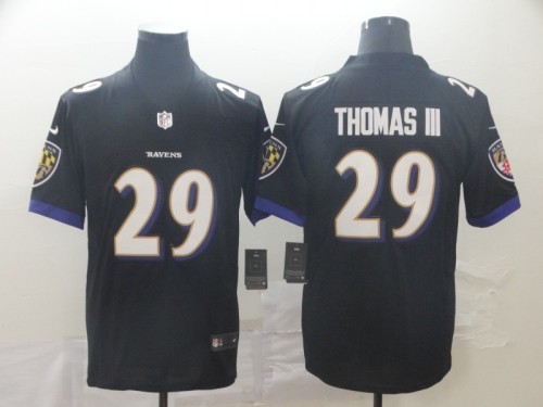 Baltimore Ravens 29 THOMAS III Black NFL Jersey