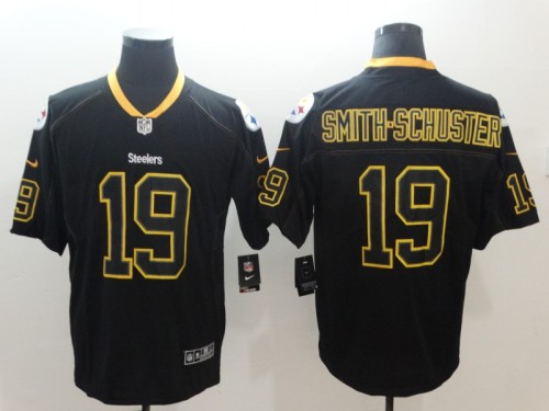 Pittsburgh Steelers #19 SMITH-SCHUSTER Black/Gold NFL Jersey