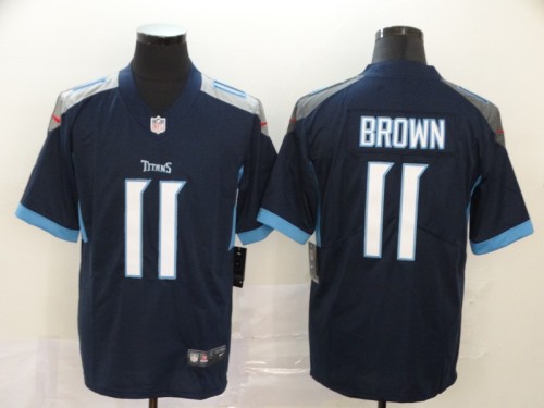 Tennessee Titans 11 A.J. Brown BLACK New Vapor Untouchable Limited Jersey