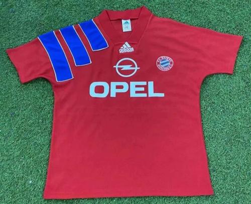 Retro Jersey 1991-1993 Bayern Home Red Soccer Jersey