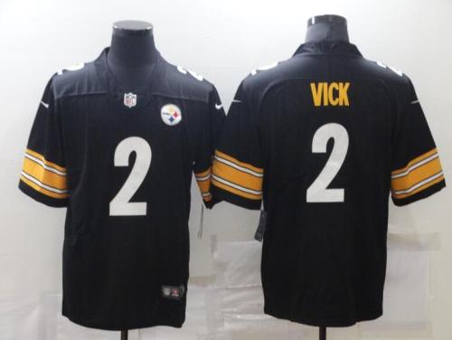 Pittsburgh Steelers 2 VICK Black NFL Jersey