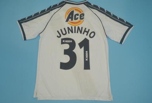 Retro Jersey 2000-2001 Vasco Da Gama 31 JUNINHO White Soccer Jersey