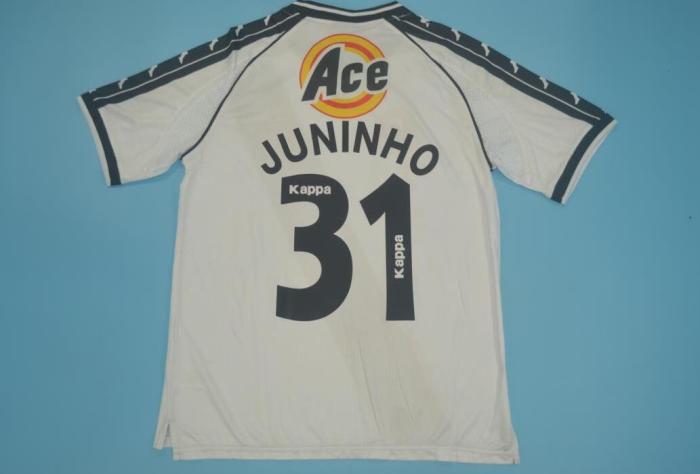 Retro Jersey 2000-2001 Vasco Da Gama 31 JUNINHO White Soccer Jersey