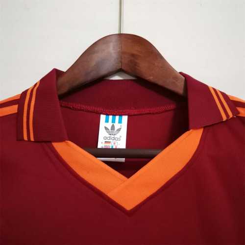 Retro Jersey 1992-1994 As Roma Home Soccer Jersey Vintage Football Shirt