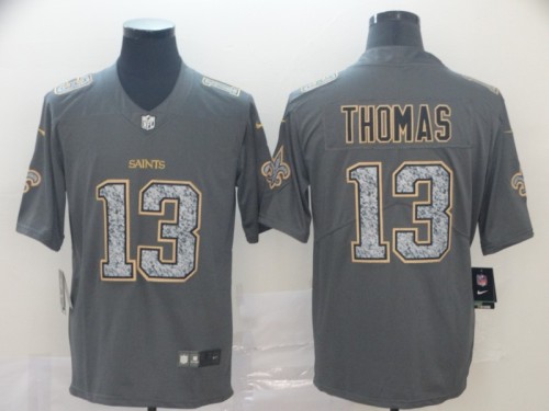 New Orleans Saints 13 Michael Thomas Gray Camo Vapor Untouchable Limited Jersey
