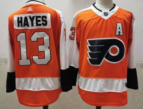 Flyers 13 Kevin Hayes Orange Jersey