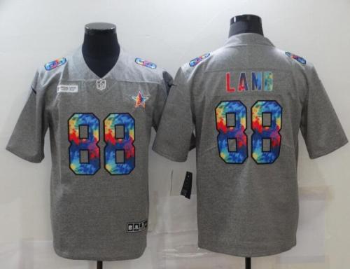 Dallas Cowboys 88 LAMB Grey Vapor Untouchable Rainbow Limited Jersey