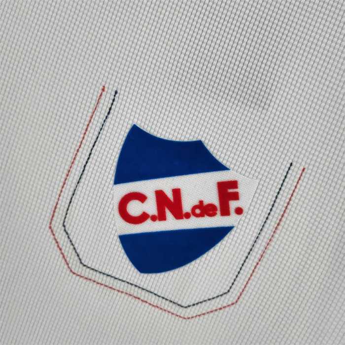 Fans Version 2022-2023 Club Nacional de Football Away White Soccer Jersey