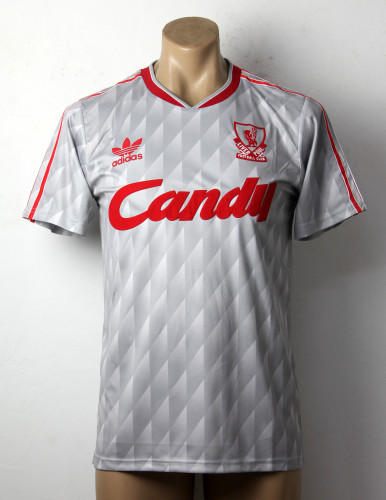 Retro Jersey 1989-1991 Liverpool Away Soccer Jersey Vintage Football Shirt
