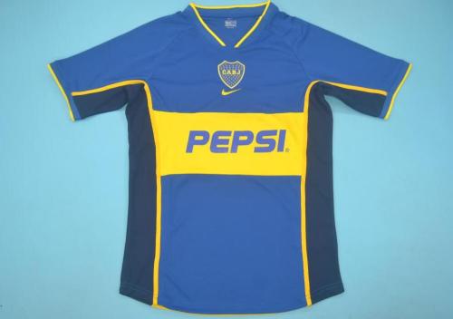 Retro Jersey 2002-2003 Boca Juniors Home Soccer Jersey