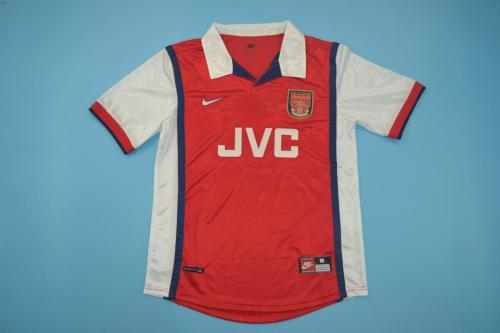 Retro Jersey 1998-1999 Arsenal Home Soccer Jersey Vintage Football Shirt