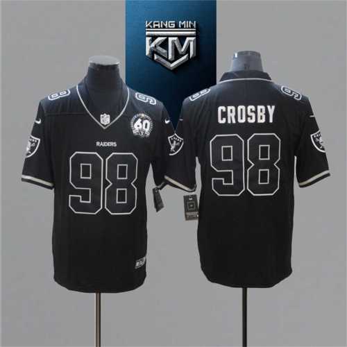 2021 Raiders 98 CROSBY NFL Jersey S-XXL Shadow Edition