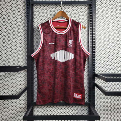 2023-2024 LeBron X Liverpool Soccer Vest