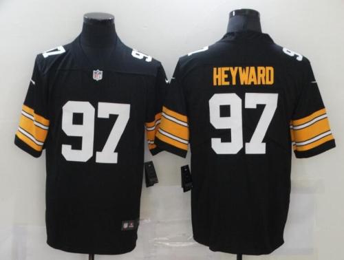Steelers 97 Cameron Heyward Black Alternate Women Vapor Untouchable Limited Jersey