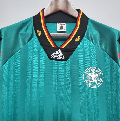Retro Jersey 1992 Germany Away Green Soccer Jersey Vintage Football Shirt