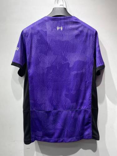 Fan Version 2023-2024 Liverpool 3rd Away Purple Football Shirt S,M,L,XL,2XL,3XL,4XL