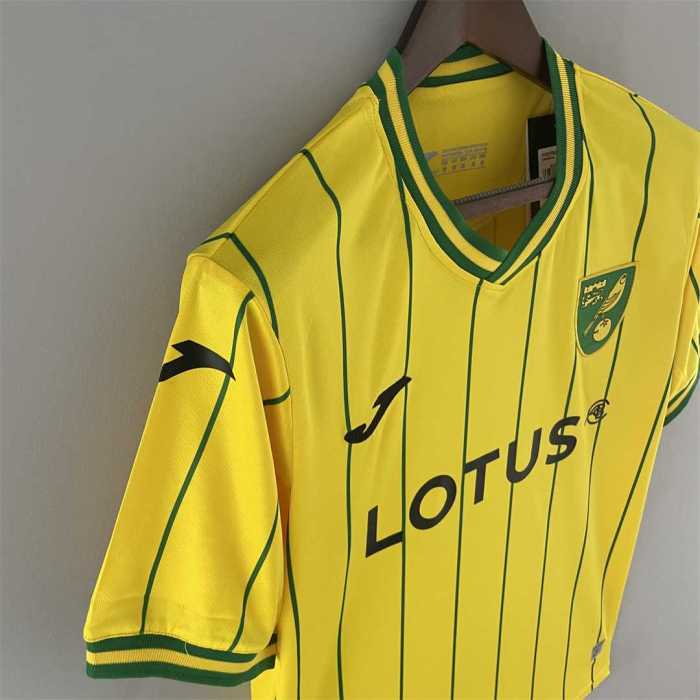 Fans Version 2022-2023 Norwich City Home Soccer Jersey