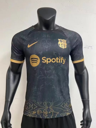 Player Version 2023-2024 Barcelona Special Black Soccer Jersey
