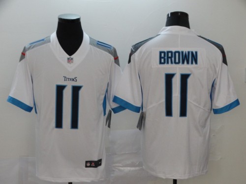 Tennessee Titans 11 A.J. Brown White New Vapor Untouchable Limited Jersey