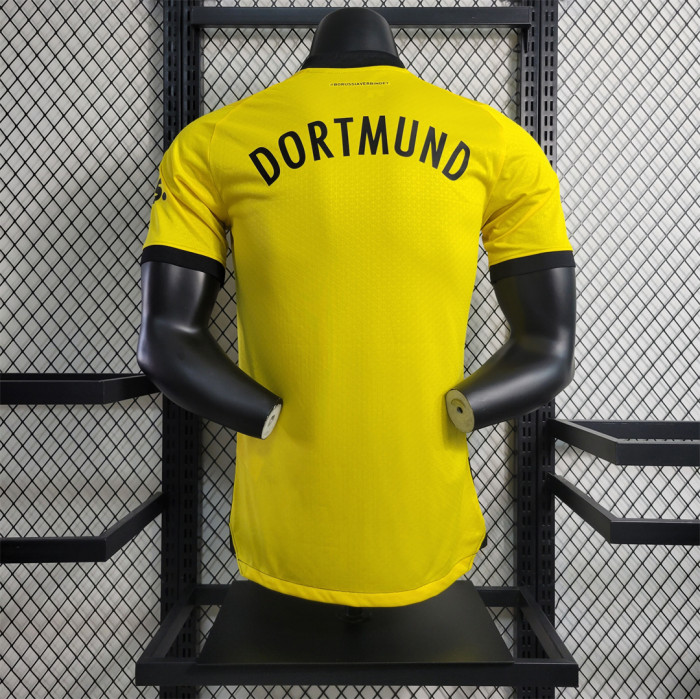 Player Version BVB Shirt 2023-2024 Borussia Dortmund Home Soccer Jersey