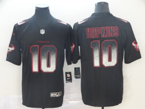 Houston Texans #10 HOPKINS Black/Red NFL Jersey