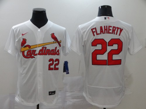 St. Louis Cardinals 22 FLAHERTY White 2020 Flexbase Jersey