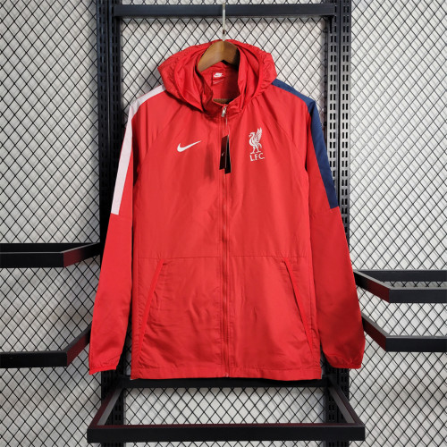 2023-2024 Liverpool Red Soccer Windbreaker Jacket