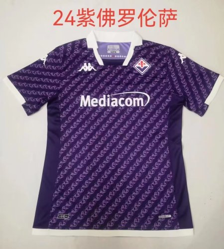 Fan Version 2023-2024 Fiorentina Home Soccer Jersey