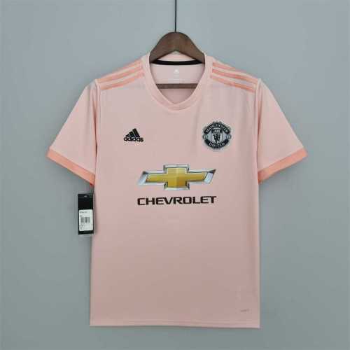 Retro Jersey 2018-2019 Manchester United Away Pink Soccer Jersey