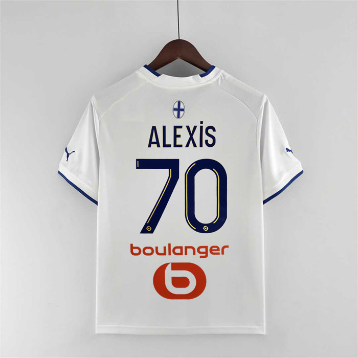 Fans Version 2022-2023 Marseille ALEXIS 70 Home Soccer Jersey