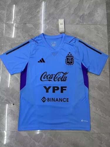 Fans Version 2023-2024 Argentina Blue Soccer Training Jersey