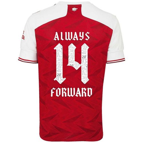 with Front Lettering Fans Version Arsenal 20/21 Always Forward 14 Home Cup Finals Celebration Jersey