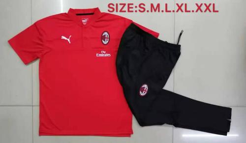 Ajax Red Polo Soccer Jersey and Long Pants