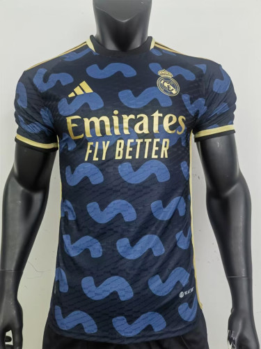 Player Version 2023-2024 Real Madrid Classic Blue Soccer Jersey