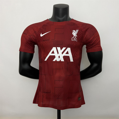 Player Version 2023-2024 Liverpool Red Soccer Training Jersey