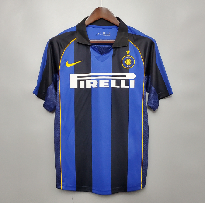 Retro Jersey  2001-2002 Inter Milan Home Soccer Jersey