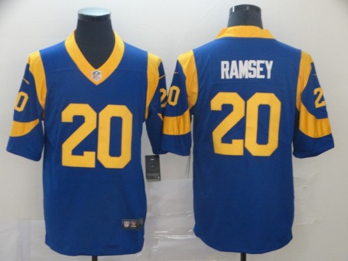 Los Angeles Rams 20 Jalen Ramsey Gold Color Rush Limited Jersey