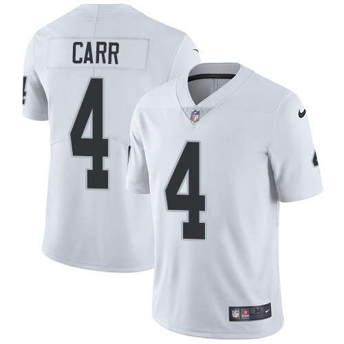 Oakland Raiders #4 CARR White NFL Legend Jersey